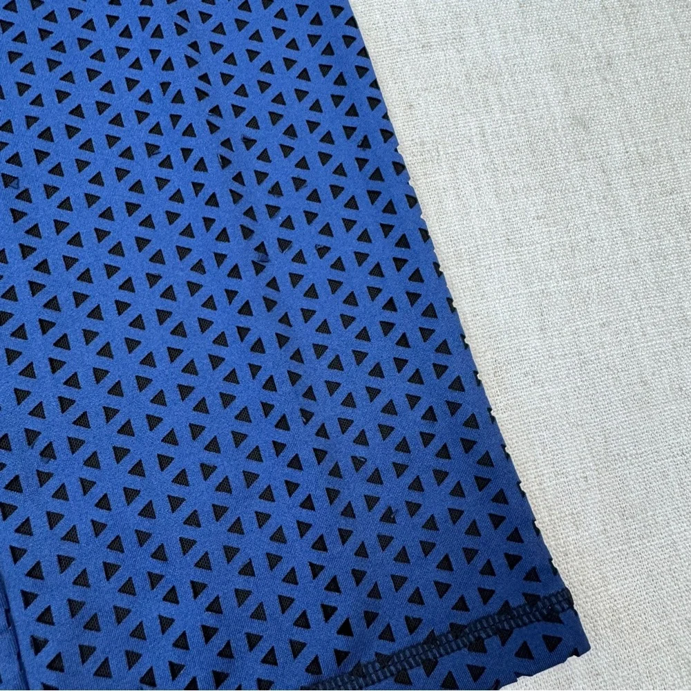 HUE Active Cropped Flare Leggings Womens S Small Prussian Blue Black NWOT